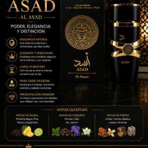 PERFUME 100ML A107 ASAD NEGRO